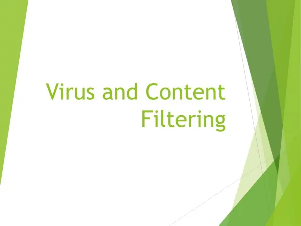 What is Content Filtering