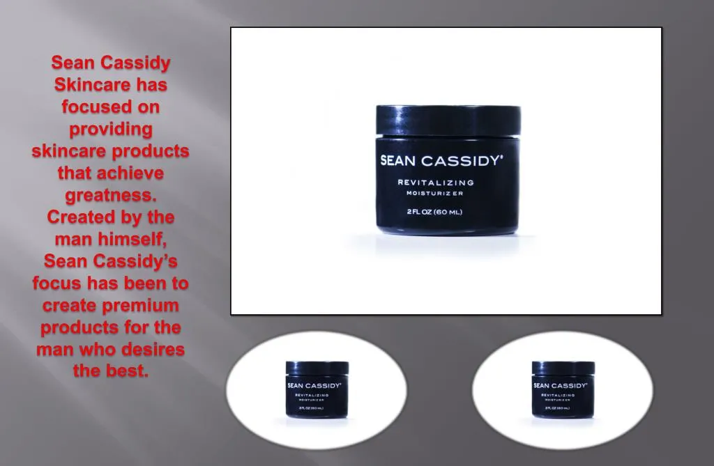 sean cassidy skincare has focused on providing