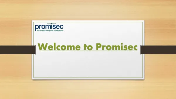 Endpoint Security Management Software and Solutions - Promisec