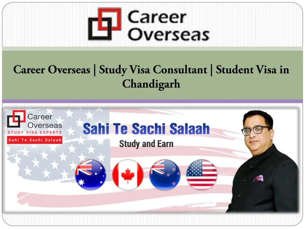 career overseas study visa consultant student
