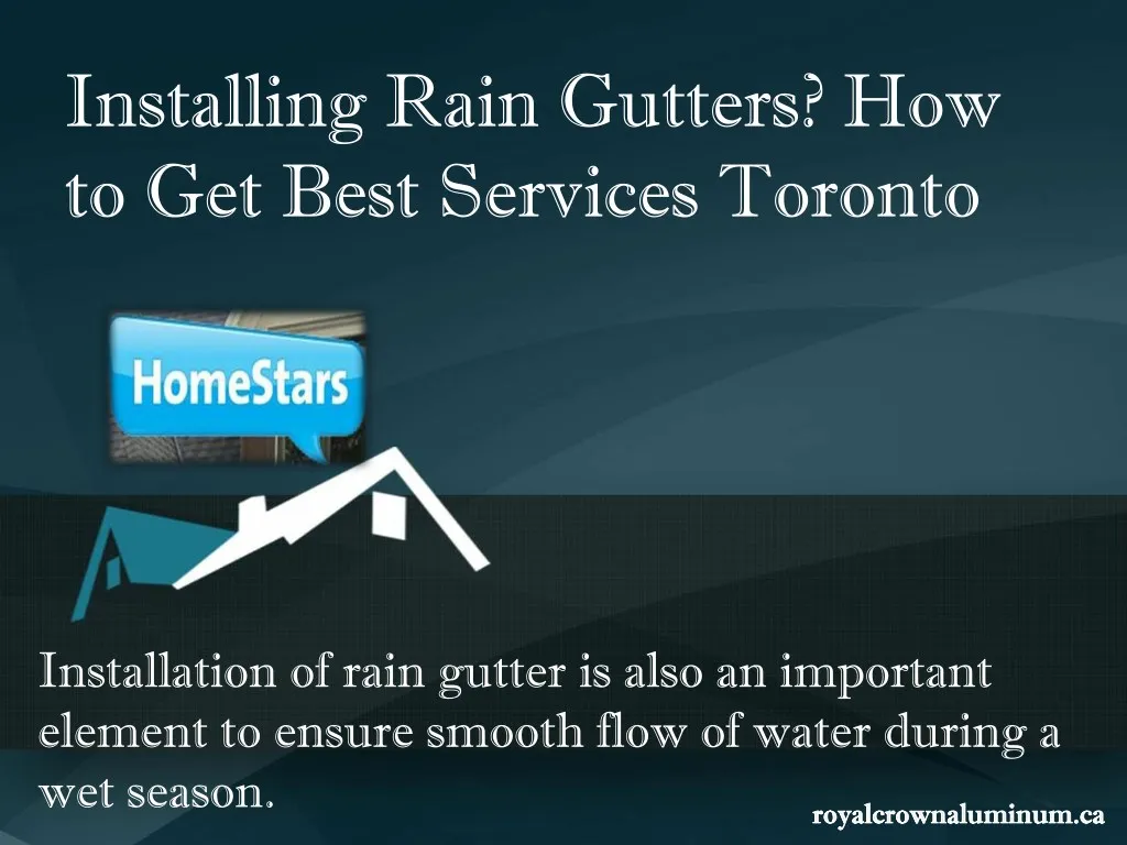 installing rain gutters how to get best services