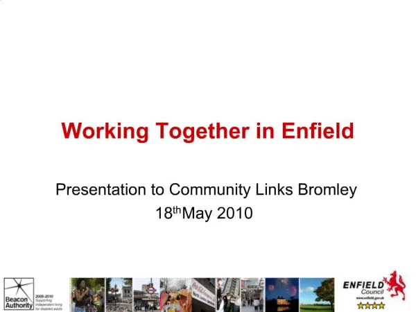 Working Together in Enfield