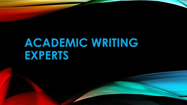 Academic Writing Experts