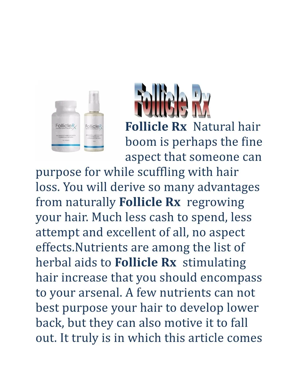 follicle rx natural hair boom is perhaps the fine