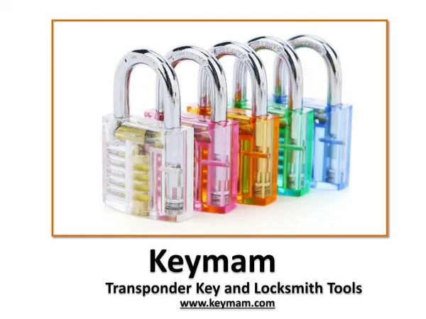 At Keymam Buy Locksmith Tools Online