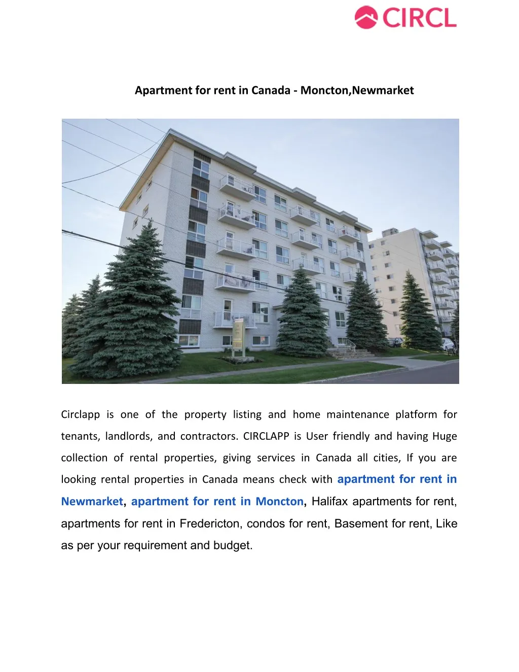 apartment for rent in canada moncton newmarket