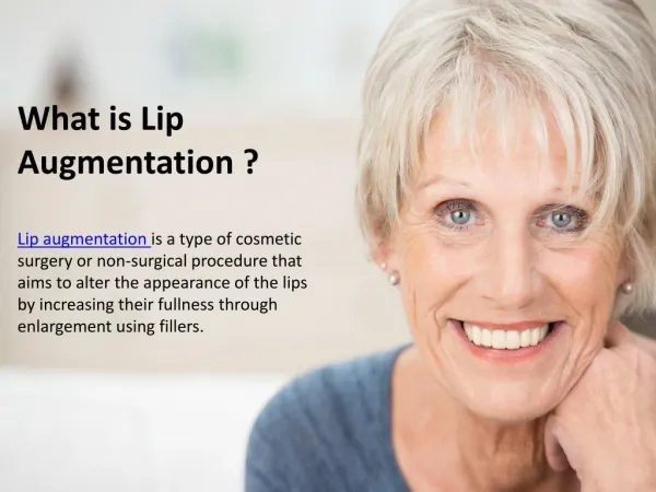 The Lip Augmentation Procedure