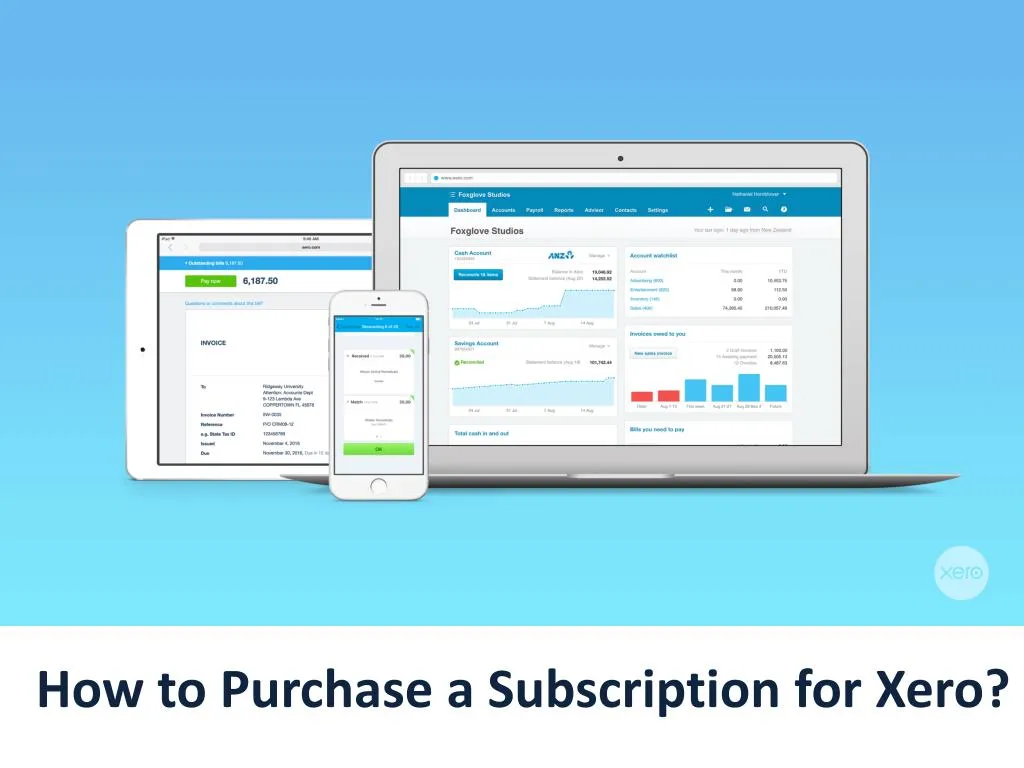 how to purchase a subscription for xero
