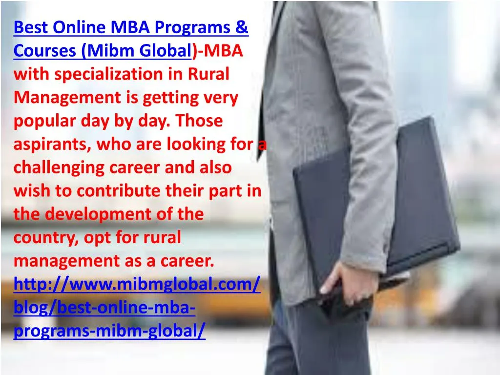 best online mba programs courses mibm global