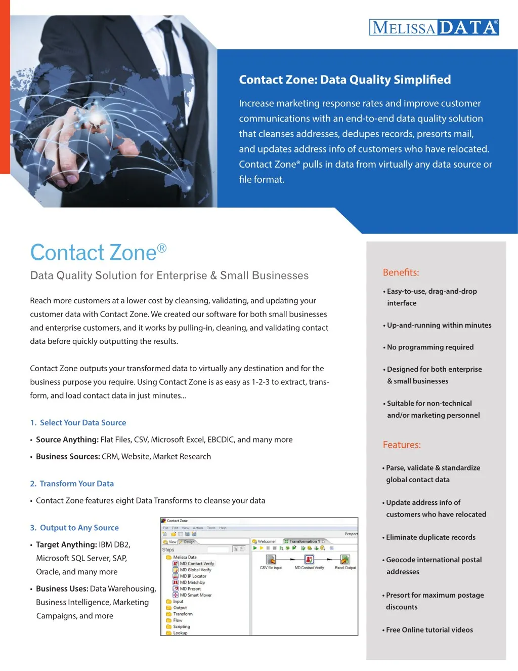 contact zone data quality simplifed