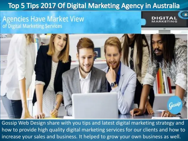 Top 5 Tips 2017 Of Digital Marketing Agency in Australia