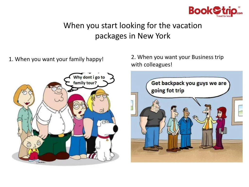 when you start looking for the vacation packages in new york
