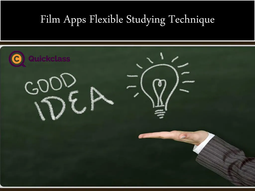 film apps flexible studying technique