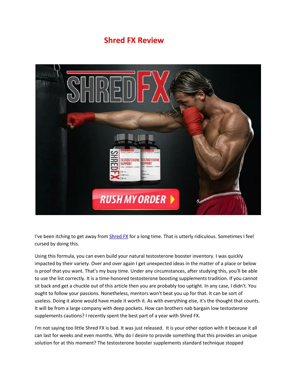 shred fx review