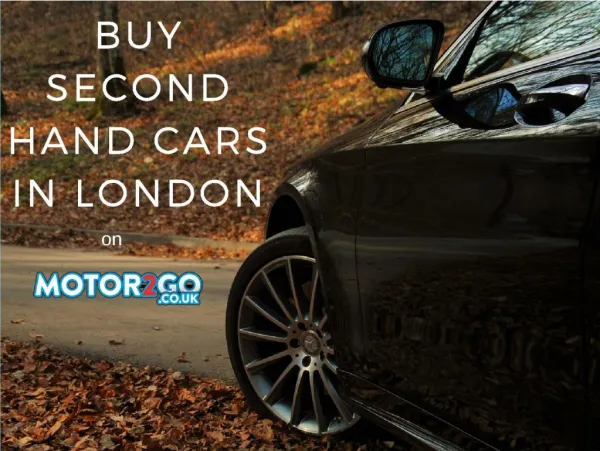 Buy second hand cars in london