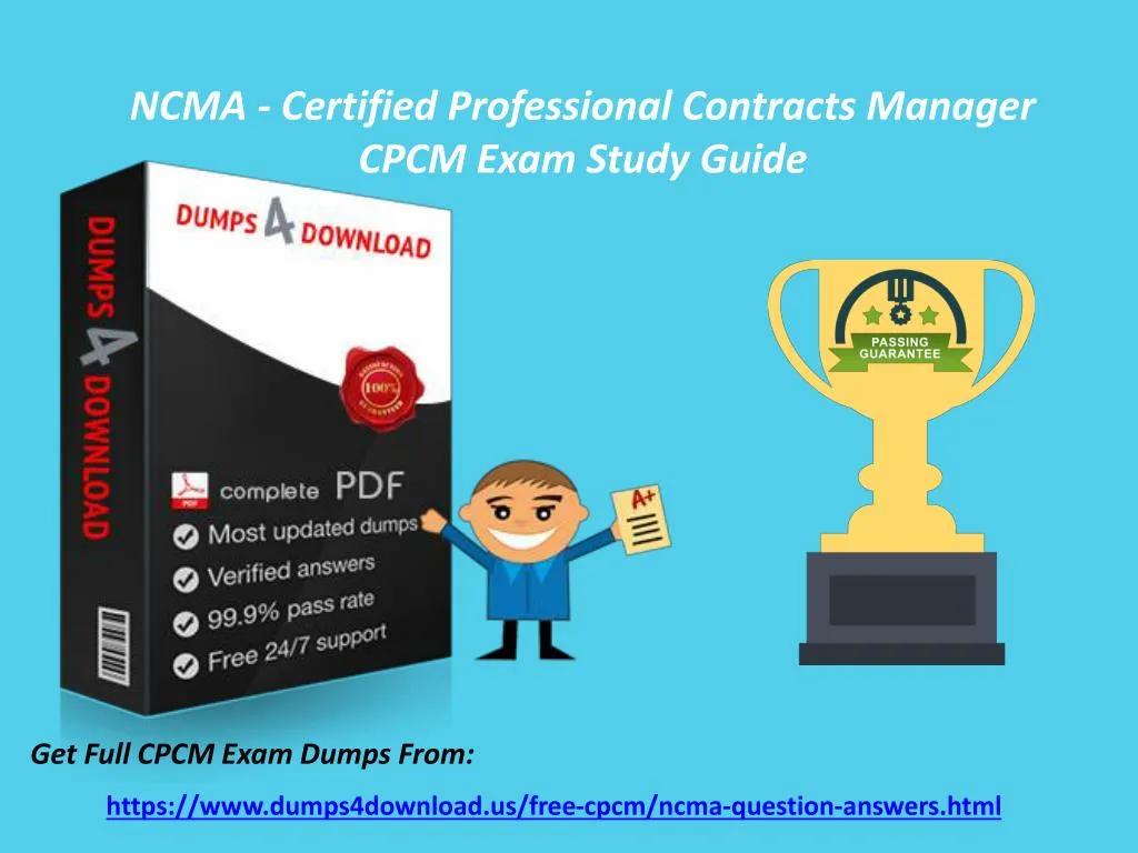 ncma certified professional contracts manager