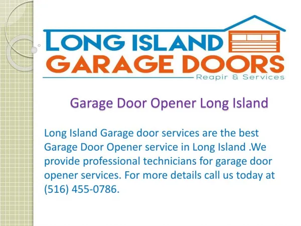 Garage Door Opener Long Island