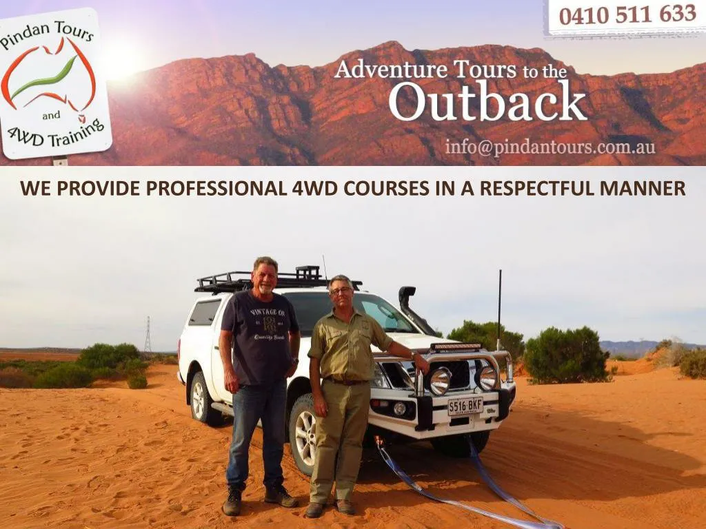we provide professional 4wd courses