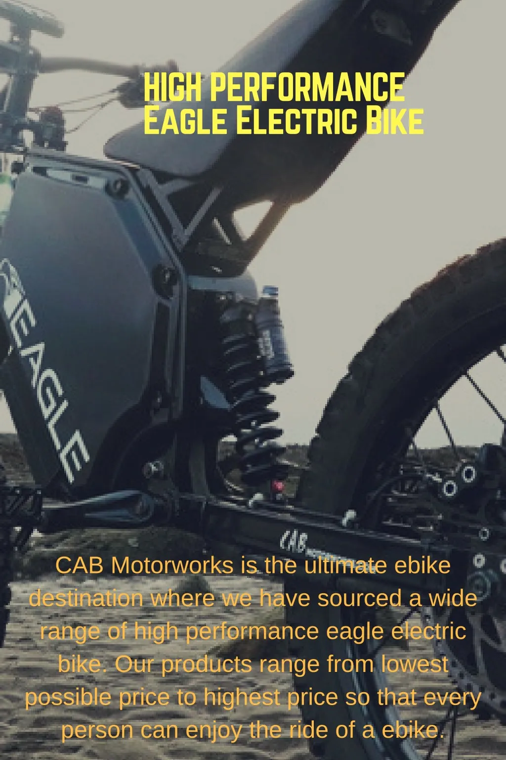 high performance eagle electric bike