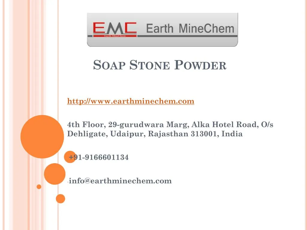 soap stone powder