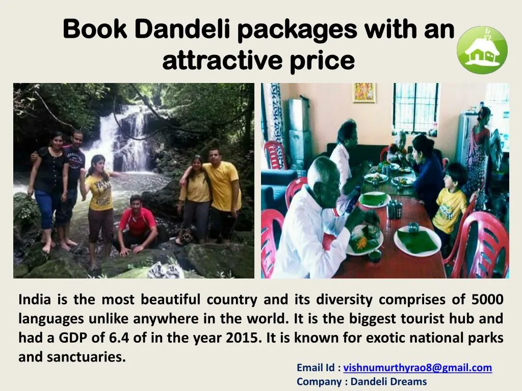 book dandeli packages with an attractive price