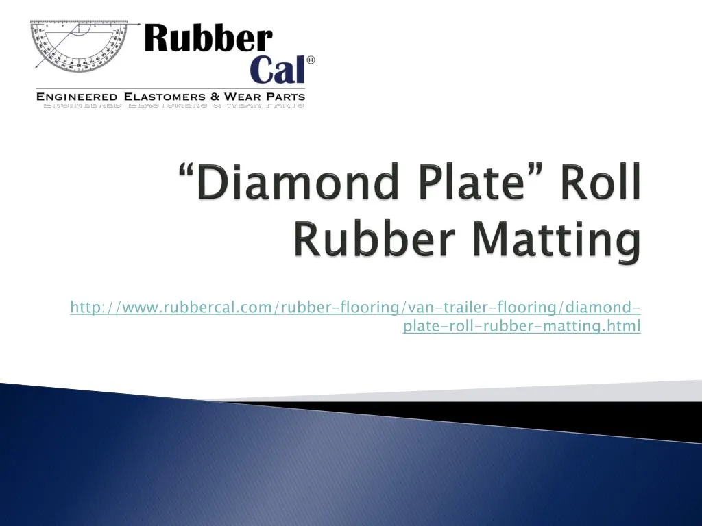 diamond plate roll rubber matting