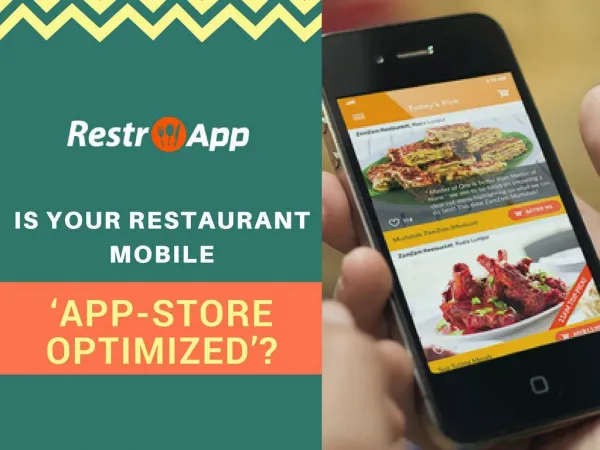 Is your restaurant mobile app store optimized