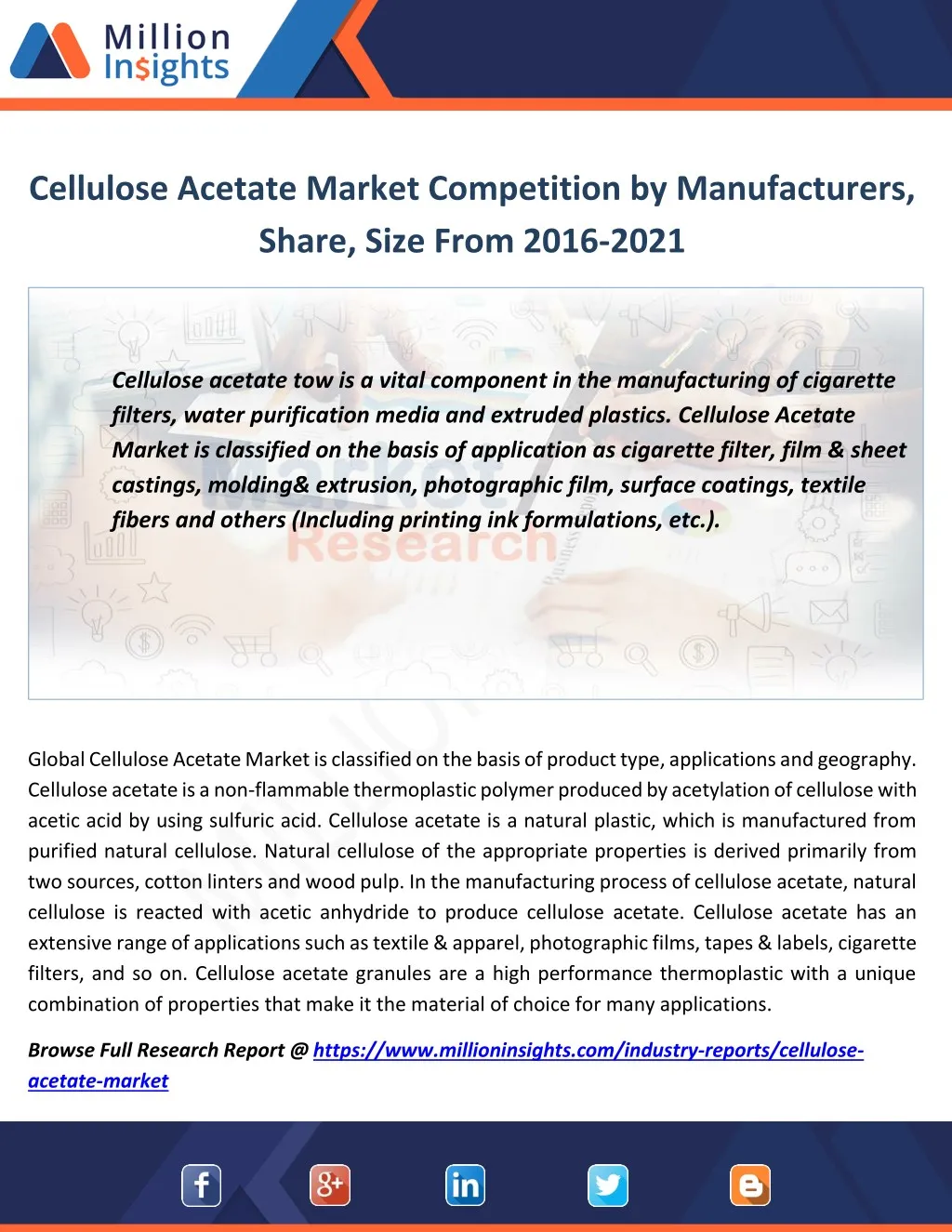 cellulose acetate market competition