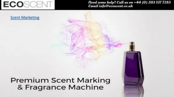 Eco Scent - World's Best Scent Marketing Manufacture and Wholesalers