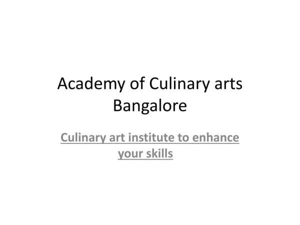 professional culinary arts schools in Lucknow