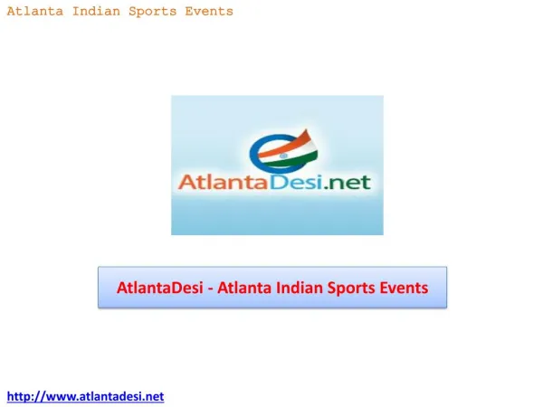 AtlantaDesi - Atlanta Indian Sports Events