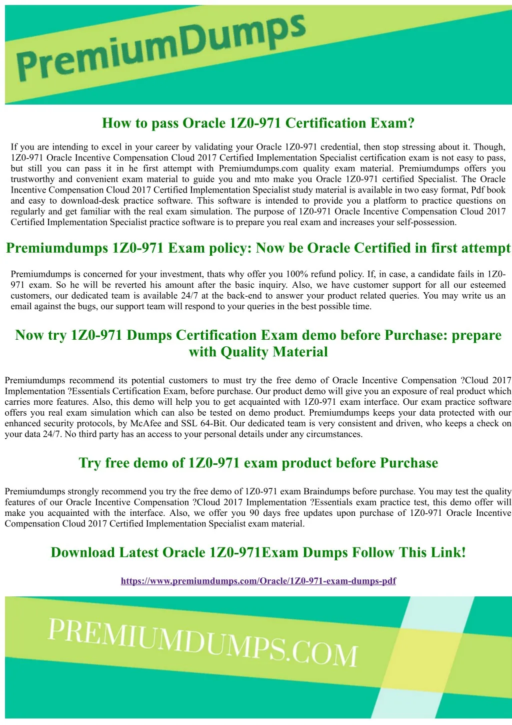 how to pass oracle 1z0 971 certification exam