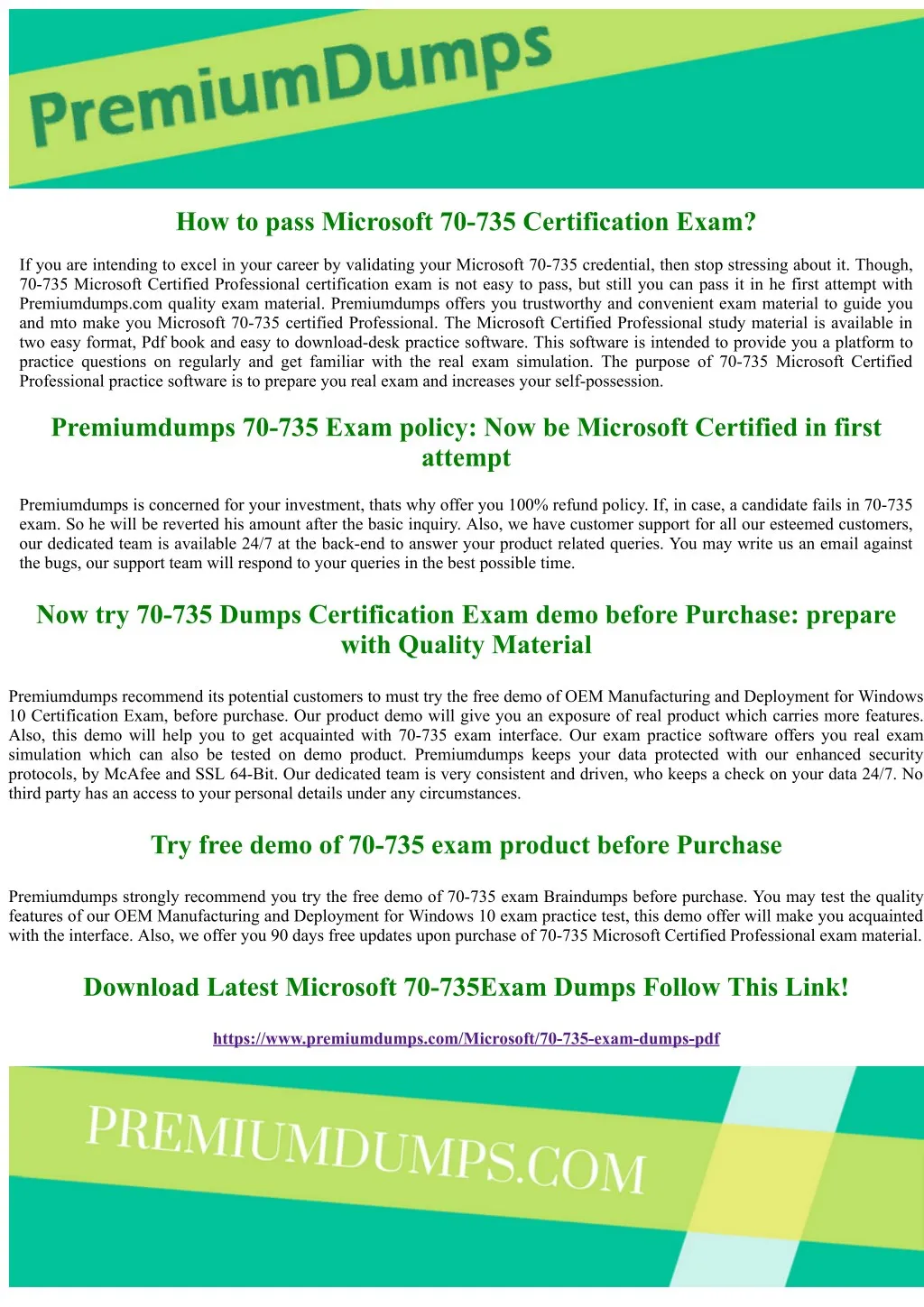 how to pass microsoft 70 735 certification exam