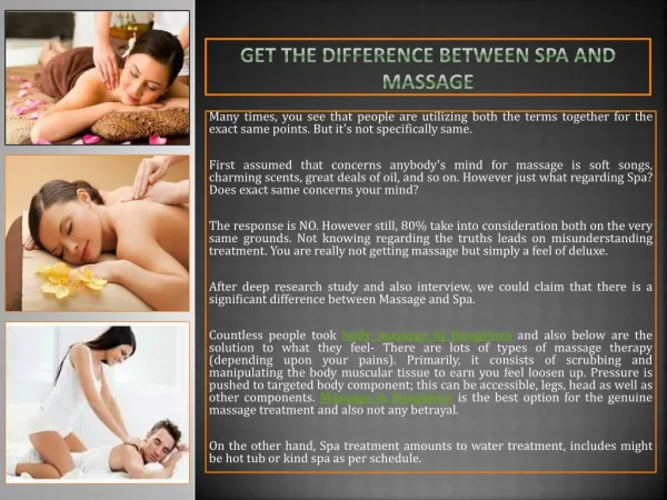 Body to Body Massage in Bangalore