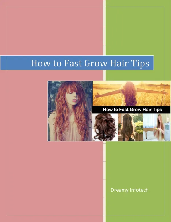 How to fast hair growth