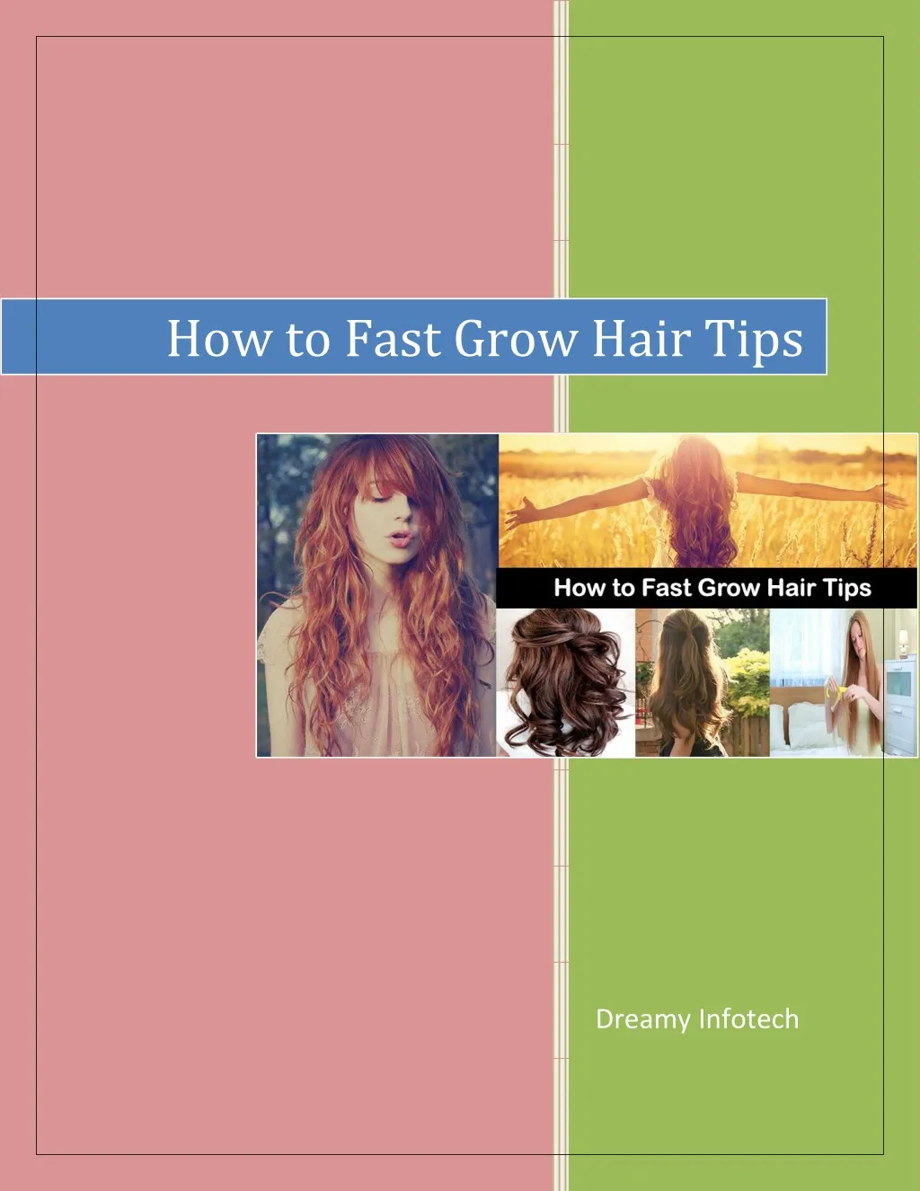 how to fast grow hair tips