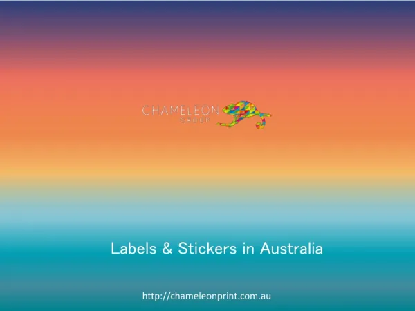 Labels & Stickers in Australia
