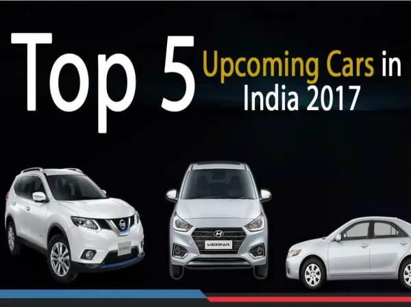 Top 5 Upcoming Cars in India 2017 | SAGMart