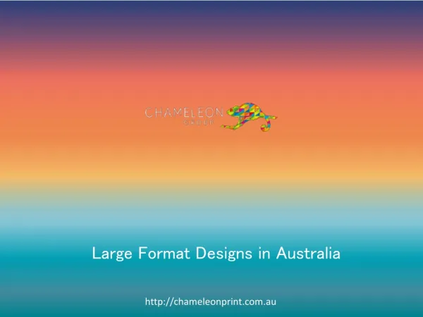 Large Format Designs in Australia
