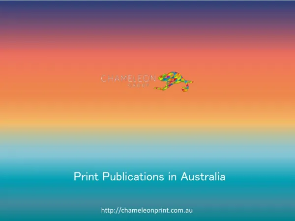 Print Publications in Australia