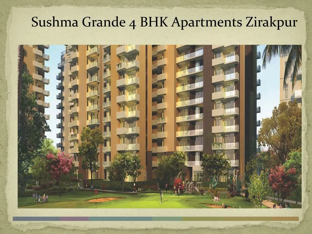 sushma grande 4 bhk apartments zirakpur