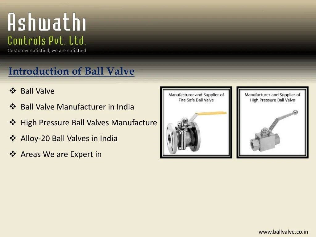 introduction of ball valve