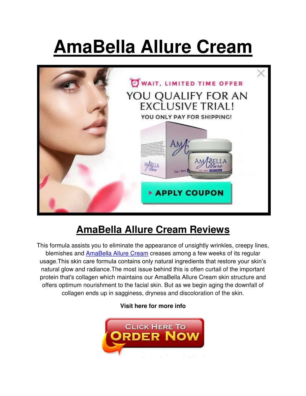 amabella allure cream
