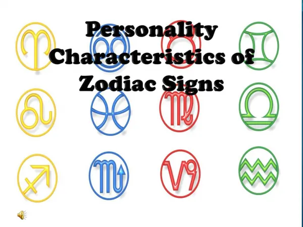 Personality characteristics of zodiac signs by gurumaa vidyavati ji