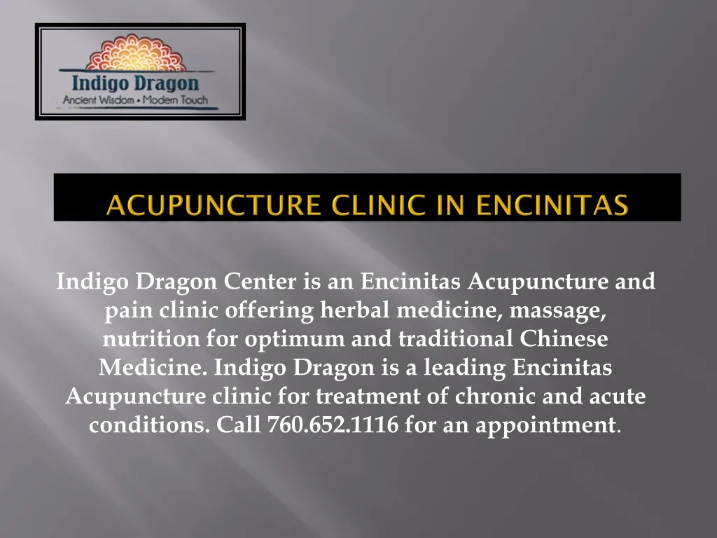 indigo dragon center is an encinitas acupuncture