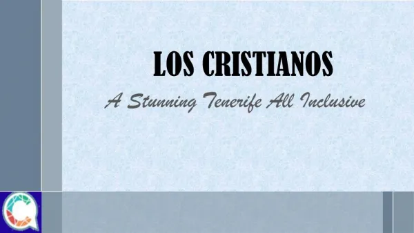 LOS CRISTIANOS - A Stunning Tenerife All Inclusive