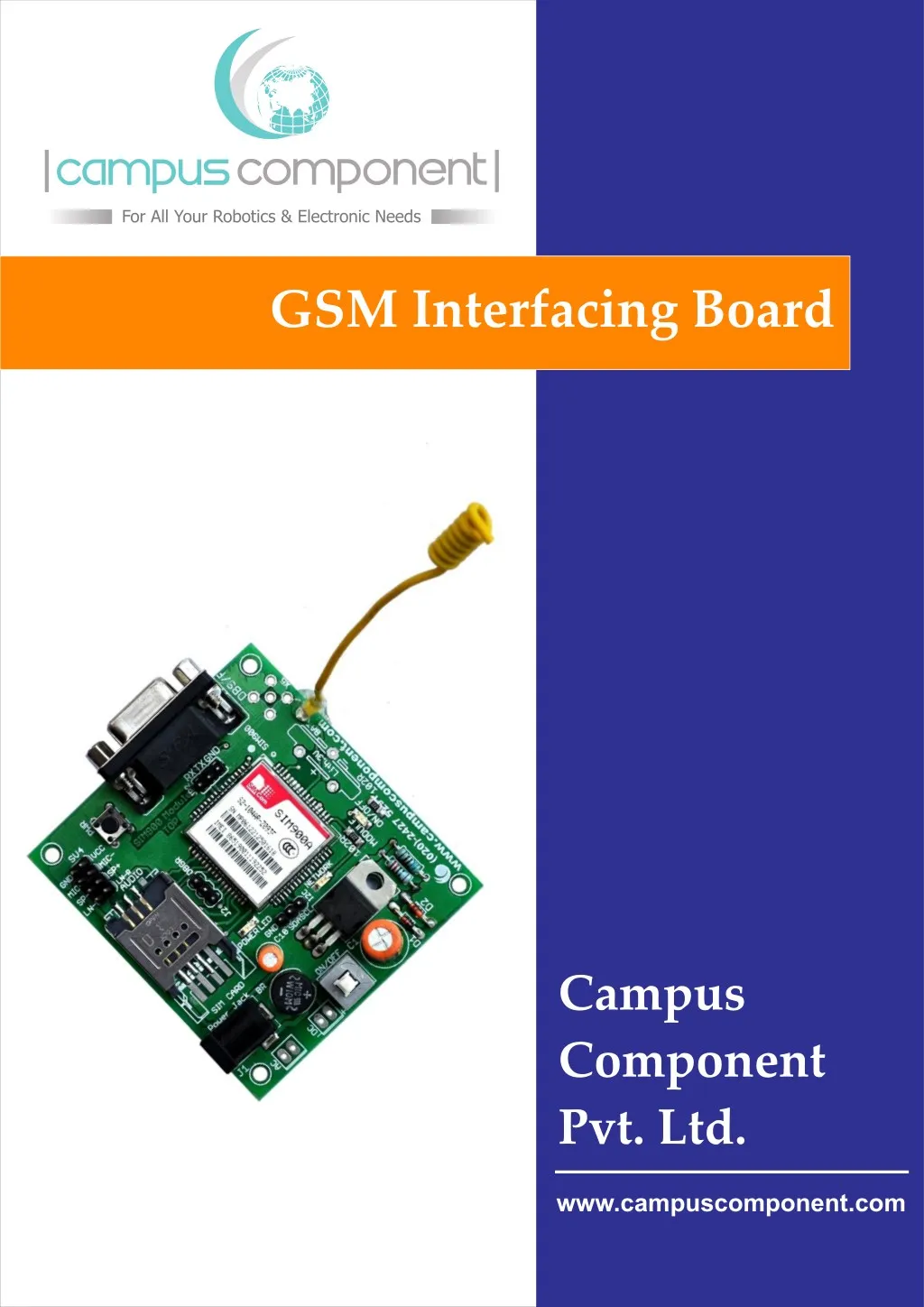 gsm interfacing board