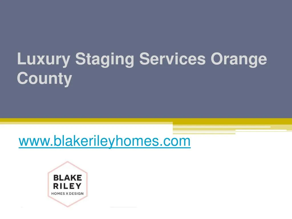 luxury staging services orange county
