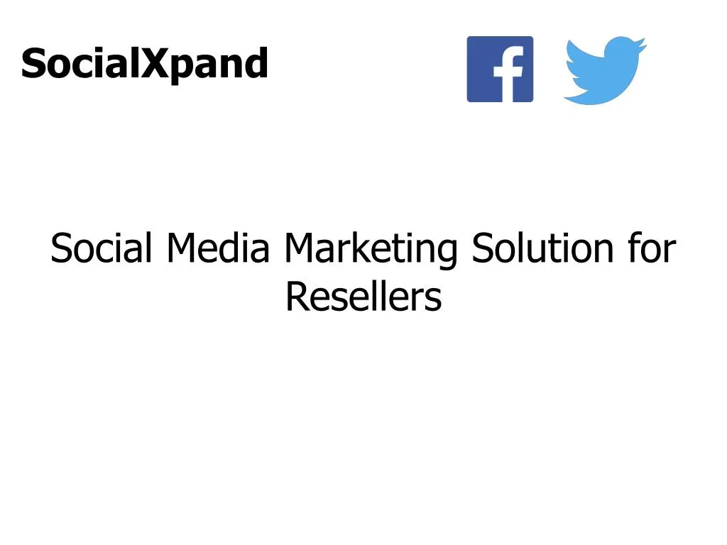 social media marketing solution for resellers