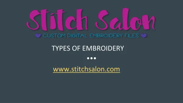 Looking For Embroidery Designs